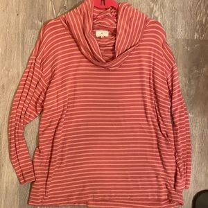 Buttery soft Lou & Grey (loft) cowl neck sweater